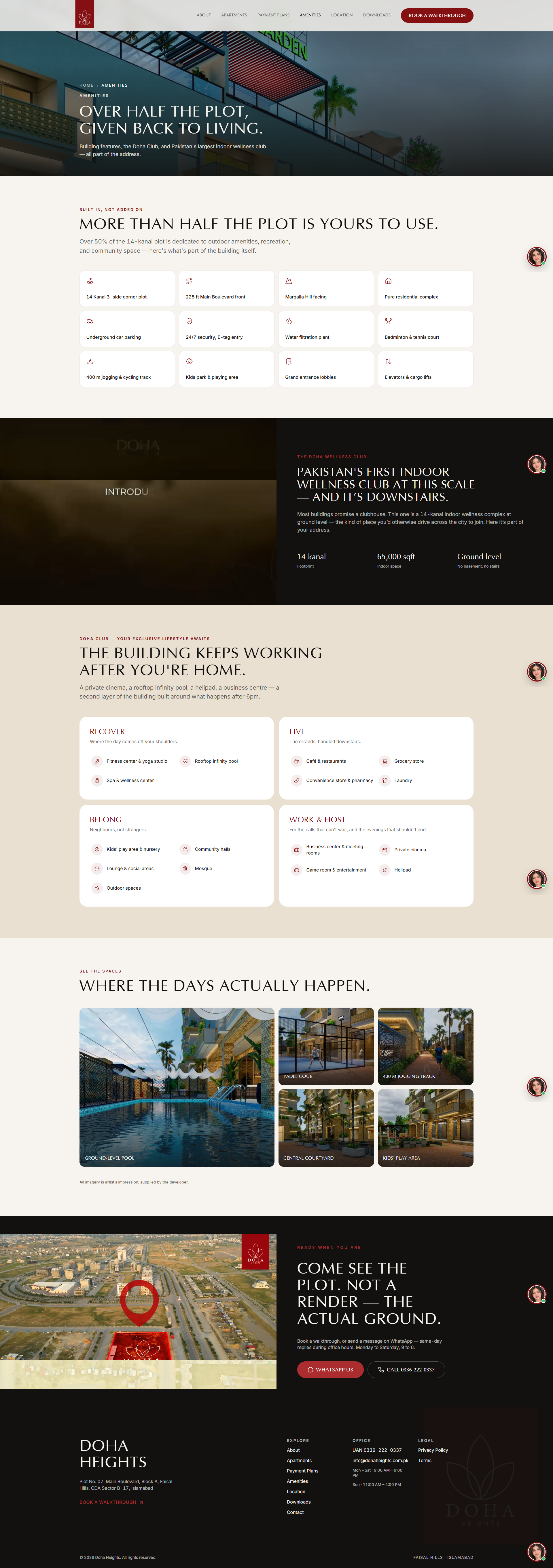 Luxury Residential Development Sales Website