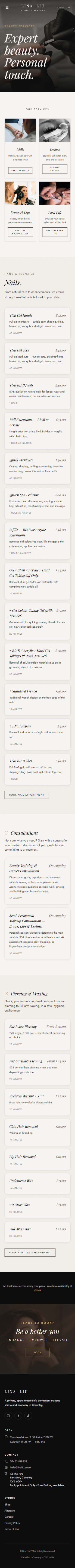 Beauty Services — Mobile